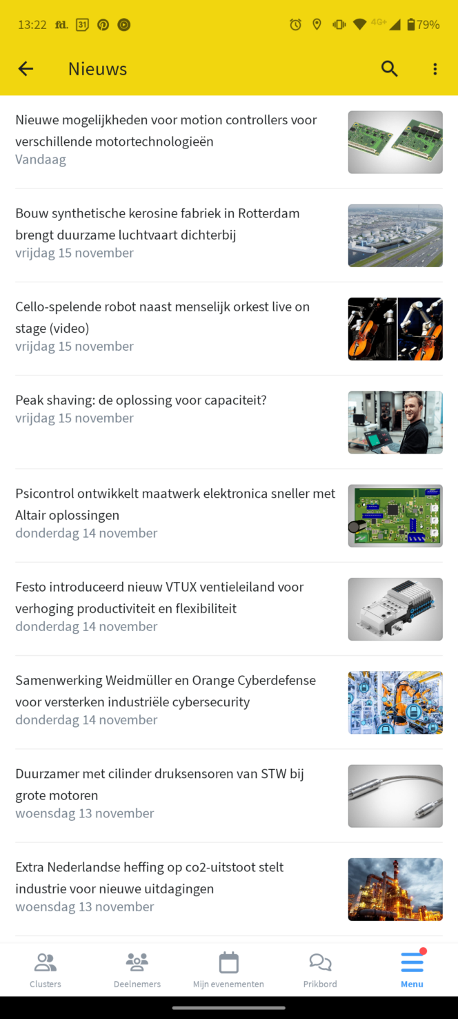 Het laatste nieuws vanuit de industrie